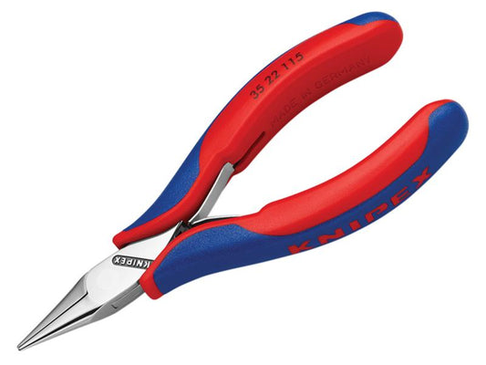 Half Round Electronics Pliers Multi-Component Grip 115mm, Knipex