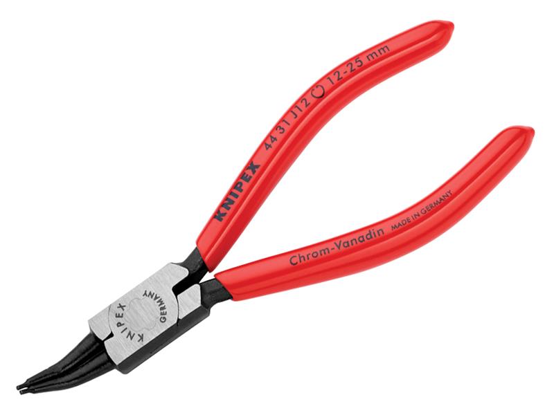 Circlip Pliers Internal 45° Bent Tip 12-25mm J12, Knipex