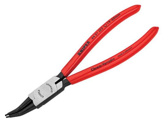 Circlip Pliers Internal 45° Bent Tip 85-140mm J42, Knipex