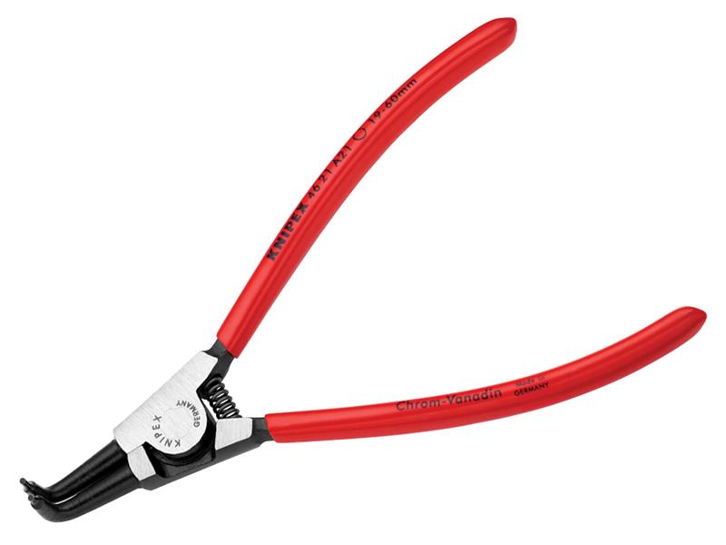 Circlip Pliers External 90° Bent Tip 19 - 60mm A21, Knipex