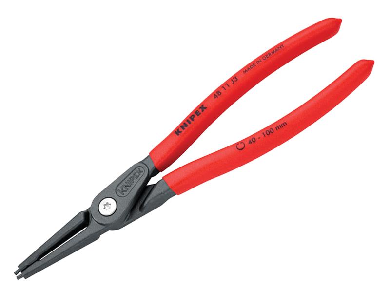 Precision Circlip Pliers Internal Straight 40-100mm J3, Knipex