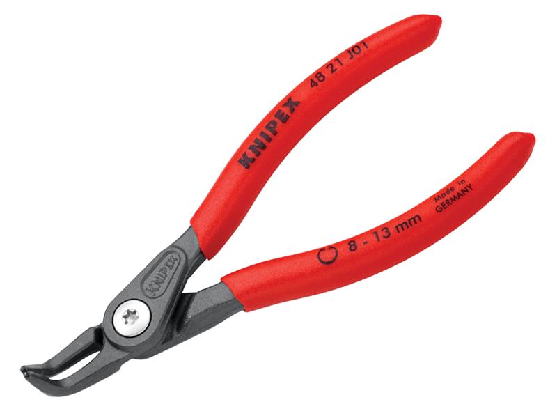 Precision Circlip Pliers Internal 90° Bent 8-13mm J01, Knipex