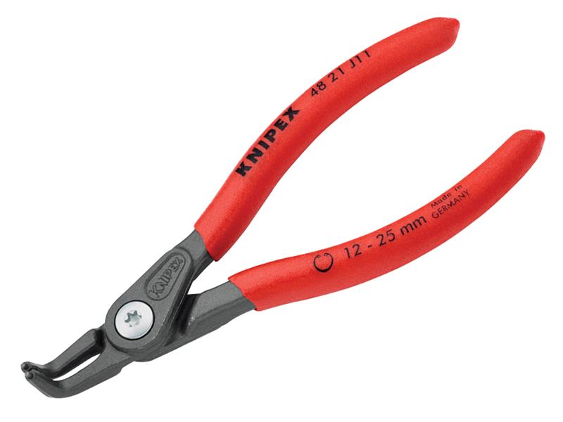 Precision Circlip Pliers Internal 90° Bent 12-25mm J11, Knipex