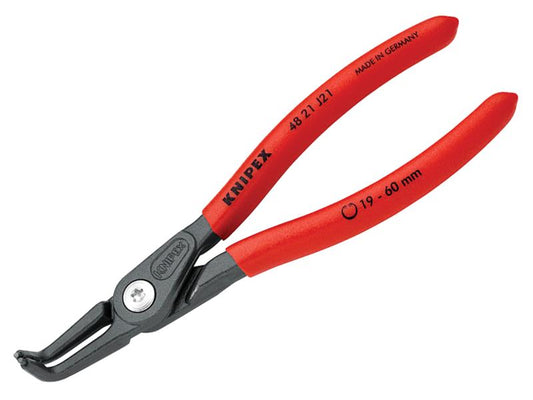 Precision Circlip Pliers Internal 90° Bent 19-60mm J21, Knipex