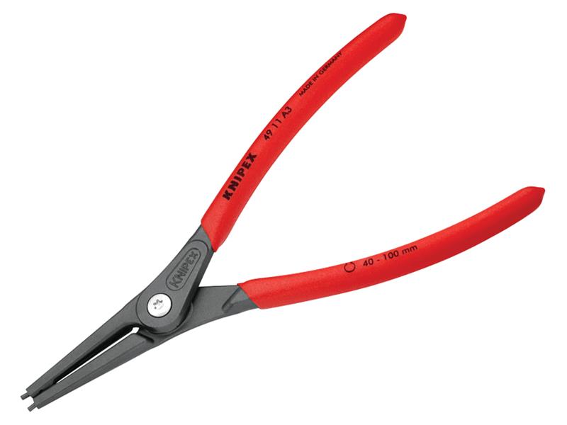 Precision Circlip Pliers External Straight 40-100mm A3, Knipex