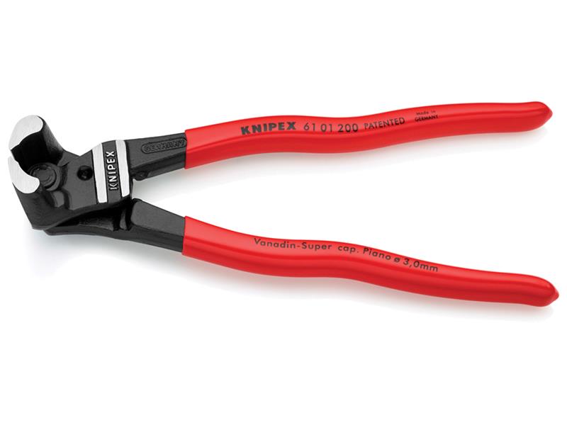 Bolt End Cutting 85° Nipper PVC Grip 200mm (8in), Knipex