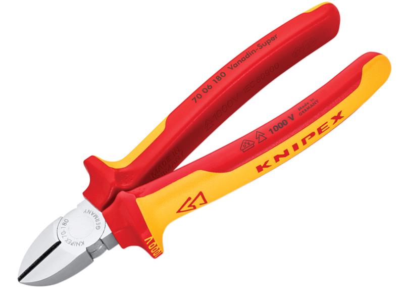 VDE Diagonal Cutter 180mm, Knipex