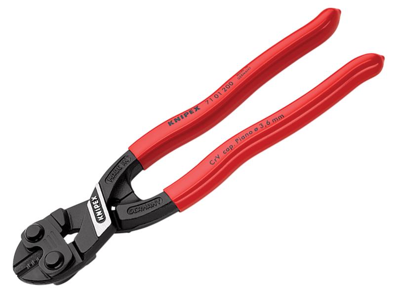 CoBolt® Compact Bolt Cutters PVC Grip 200mm, Knipex