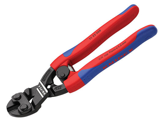 CoBolt® Compact Bolt Cutters 20° Head Multi-Component Grip 200mm, Knipex