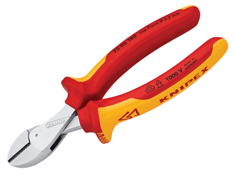 VDE X-Cut Compact Diagonal Cutter 160mm, Knipex