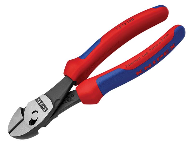 TwinForce® Diagonal Cutters Multi-Component Grip 180mm, Knipex