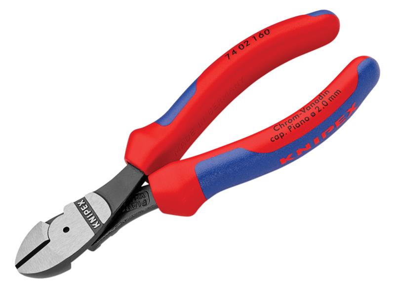 High Leverage Diagonal Cutters Multi-Component Grip 160mm, Knipex