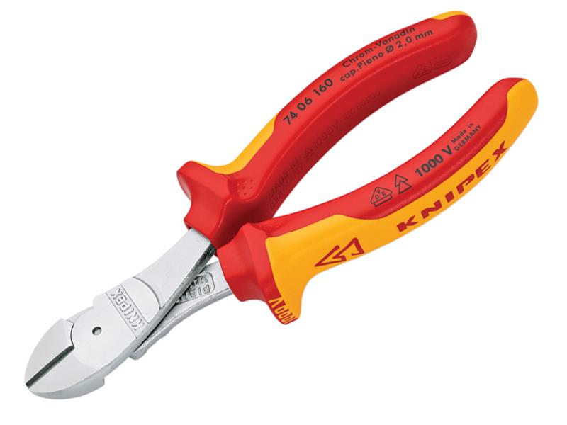 VDE High Leverage Diagonal Cutter 160mm, Knipex