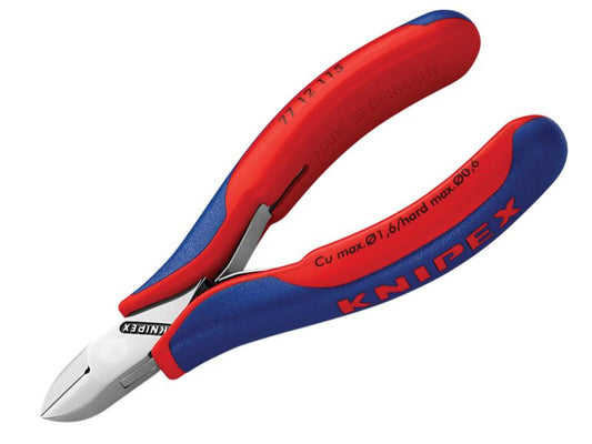 Electronics Diagonal Cut Pliers - Round Bevelled 115mm, Knipex