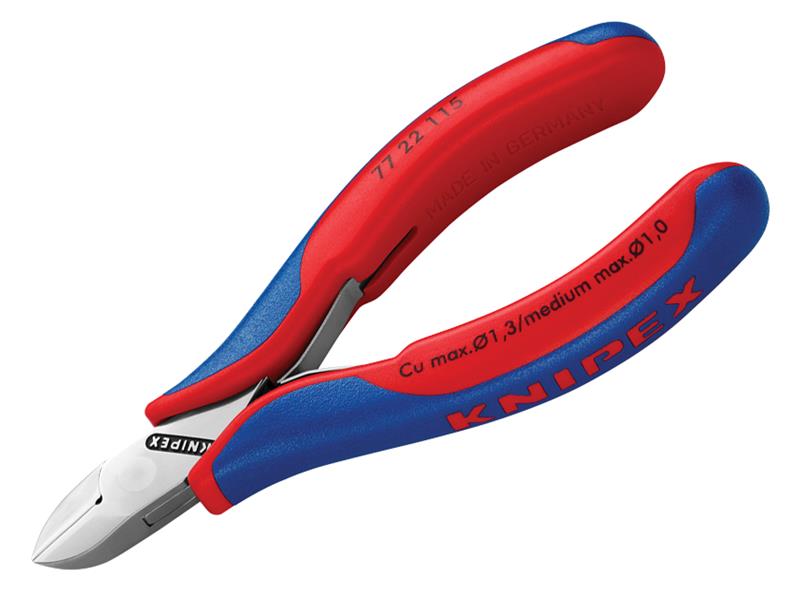 Electronic Diagonal Cutters 115mm, Knipex