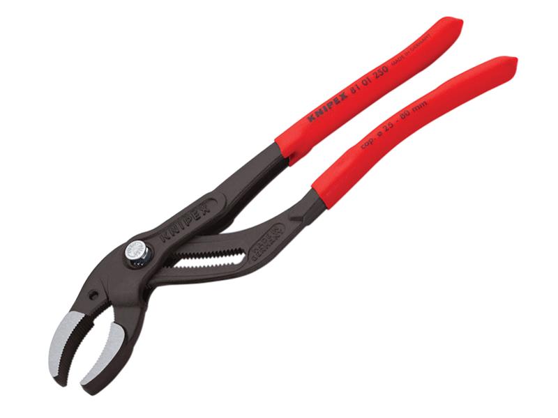 Plastic Pipe Grip Pliers Black 250mm, Knipex