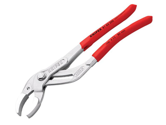 Plastic Pipe Grip Pliers Chrome 250mm, Knipex