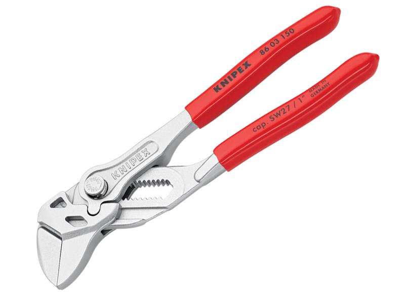 Mini Pliers Wrench PVC Grip 150mm, Knipex