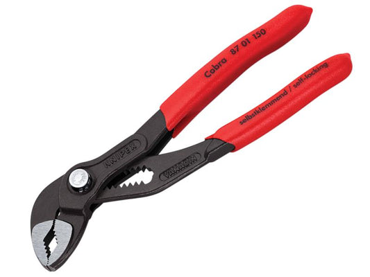 Cobra® Water Pump Pliers PVC Grip 150mm, Knipex