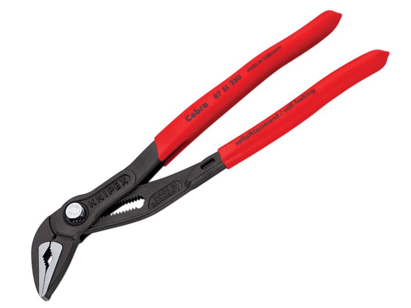 Cobra® ES Extra Slim Water Pump Pliers PVC Grip 250mm, Knipex