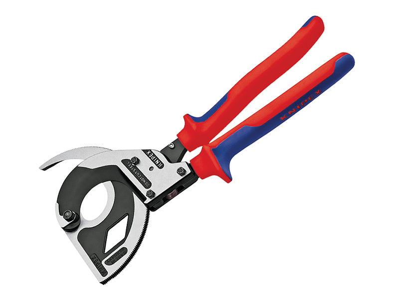 3 Stage Ratchet Action Cable Cutters Multi-Component Grip 320mm, Knipex