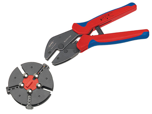 Multicrimp® Pliers Set - 3 Quick Change Cartridges, Knipex