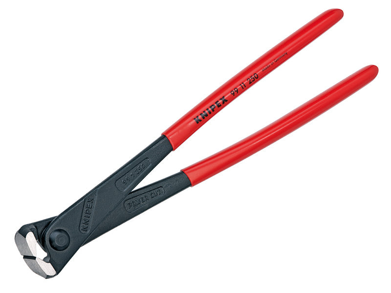 High Leverage Concreter's Nippers With Plastic Coated Handles 250mm (10in), Knipex