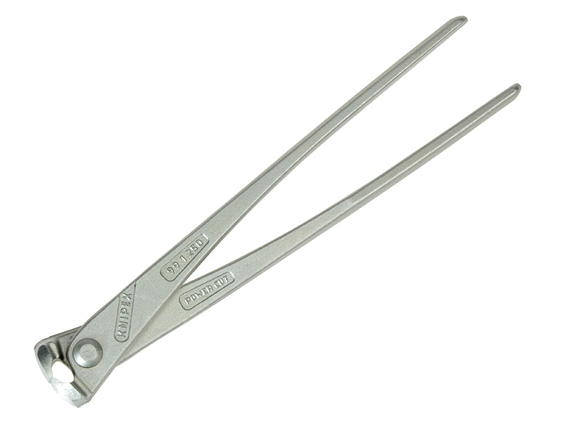 High Leverage Concreter's Nippers Bright Zinc Plated 250mm (10in) Loose, Knipex