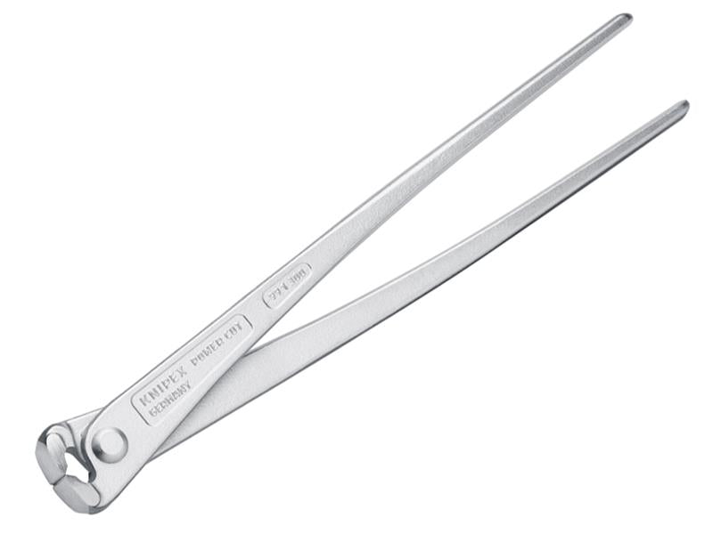 High Leverage Concreter's Nippers Bright Zinc Plated 300mm (12in) Loose, Knipex