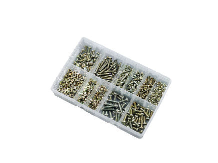 Slotted Pan Machine Screw & Nuts Kit., Morgans OJ