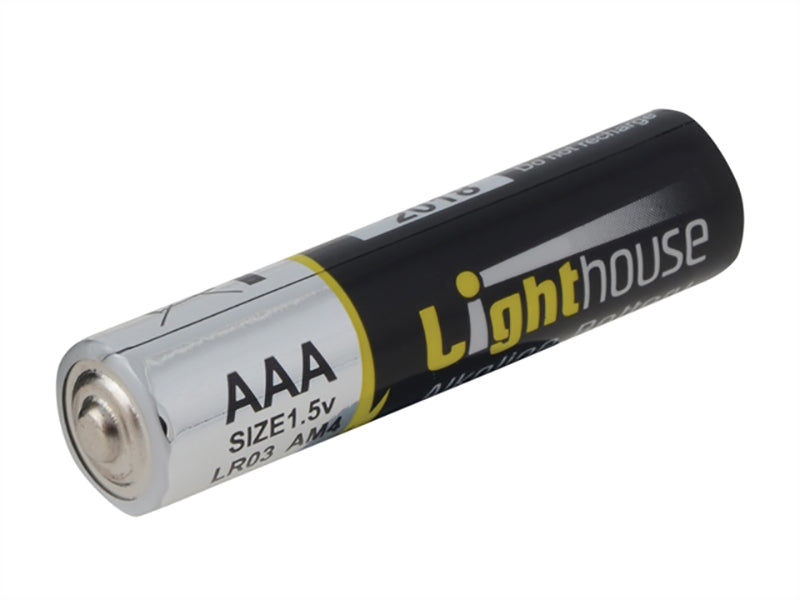 AAA LR03 Alkaline Batteries 1120 mAh  AAA LR03, Lighthouse