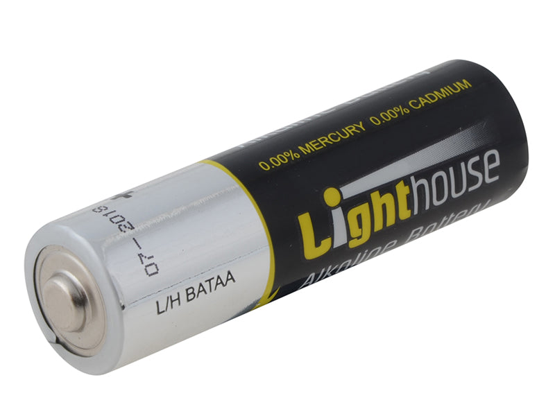 AA LR6 Alkaline Batteries 2400 mAh (Pack 4), Lighthouse