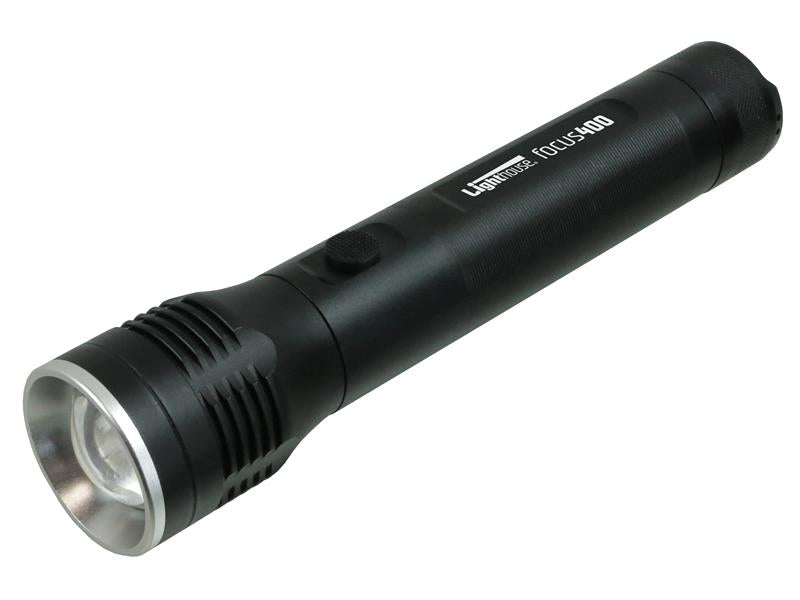 Elite Focus400 LED Torch 400 lumens - 2 x D Cell, Lighthouse