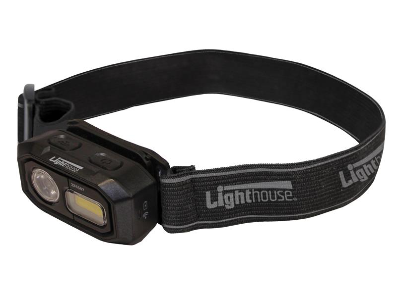 Elite Rechargeable LED Sensor Headlight 300 lumens, Lighthouse