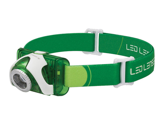 SEO3 LED Headlamp - Green (Test-It Pack), Ledlenser