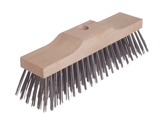 Broom Head Raised Wooden Stock 6 Row 300mm x 70mm, Lessmann