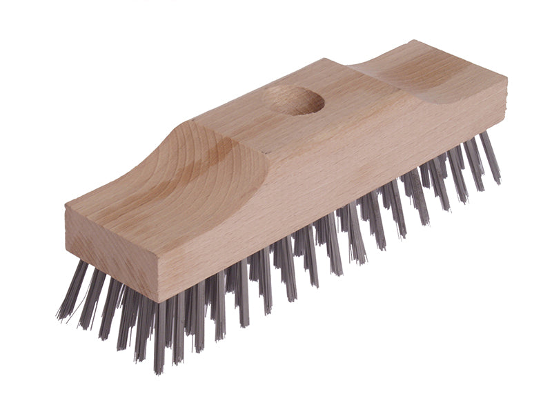 Broom Head Raised Wooden Stock 6 Row 220mm x 60mm, Lessmann