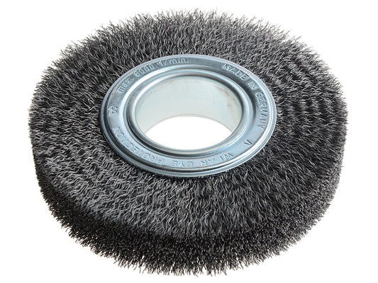 Wheel Brush D150mm x W30-32 x 50 Bore Set 3 Steel Wire 0.30, Lessmann