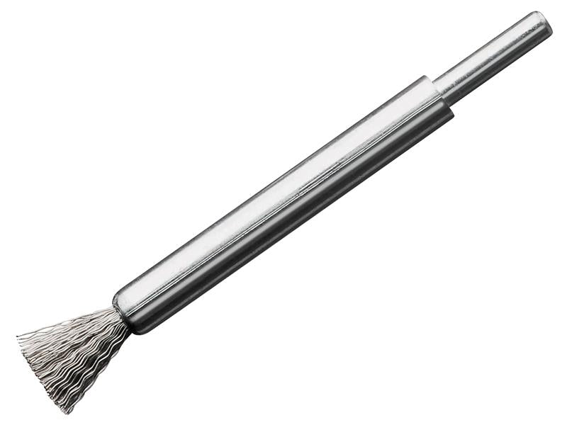 End Brush with Shank 12 x 120mm, 0.30 Steel Wire, Lessmann