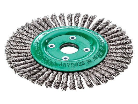 Pipeline Brush 48 Knots 178 x 22.2mm Bore Steel Wire, Lessmann