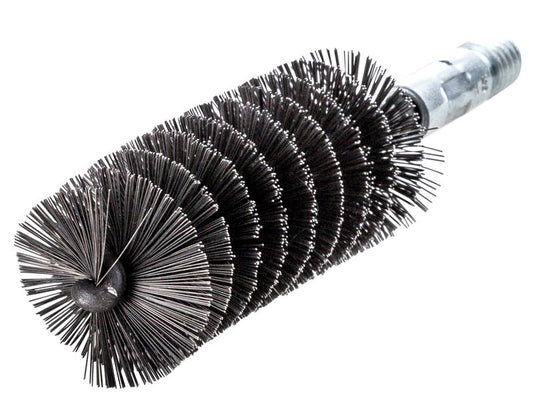 Threaded Tube Brush 30mm Steel Wire, Lessmann