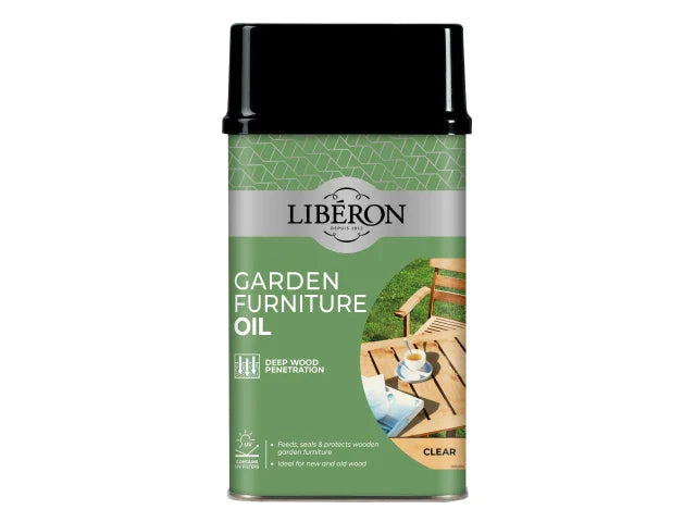 Garden Furniture Oil Clear 500ml, Liberon