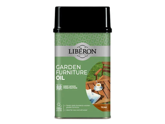 Garden Furniture Oil Teak 500ml, Liberon