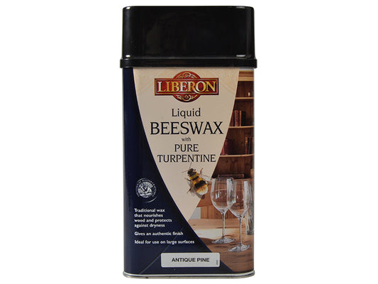 Beeswax Liquid Antique Pine 1 litre, Liberon