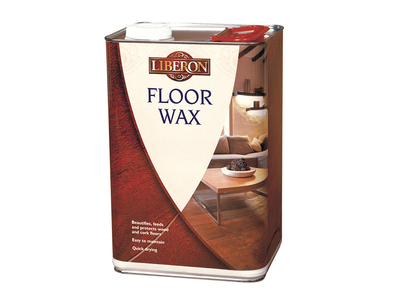 Wood Floor Wax Clear 5 litre, Liberon