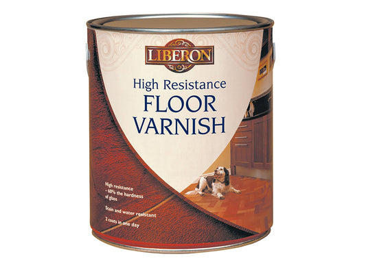 High Resistance Floor Varnish Clear Satin 2.5 litre