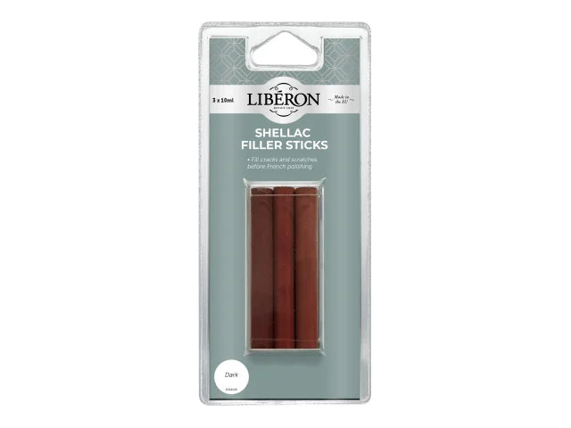 Shellac Filler Sticks Dark (3 Pack), Liberon