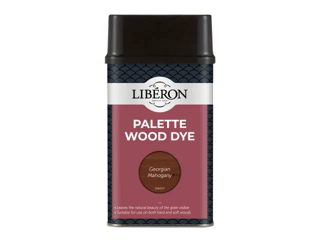 Palette Wood Dye Georgian Mahogany 500ml, Liberon