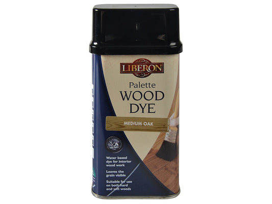 Palette Wood Dye Medium Oak 250ml, Liberon