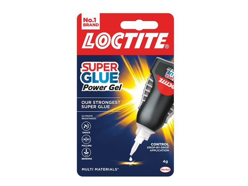 Super Glue Power Flex Control, Gel Bottle 4g, Loctite